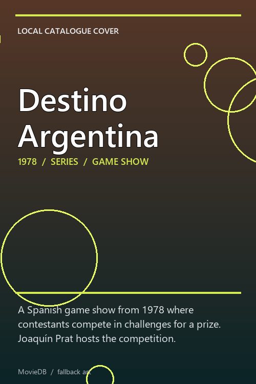 Destino Argentina poster