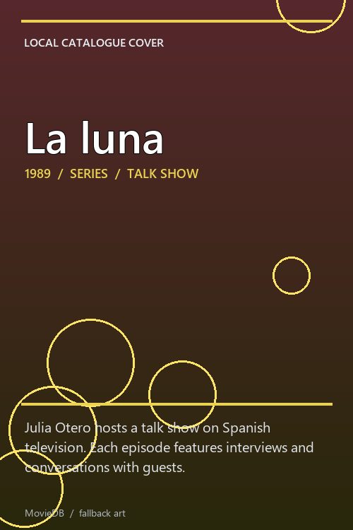La luna poster