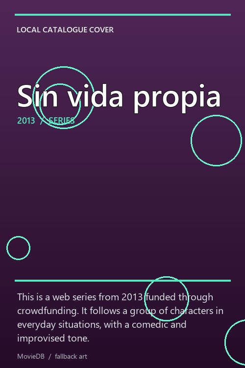 Sin vida propia poster