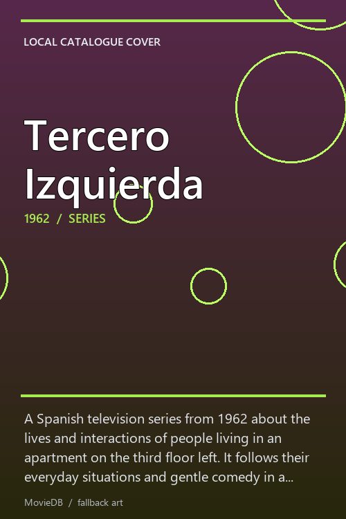 Tercero Izquierda poster