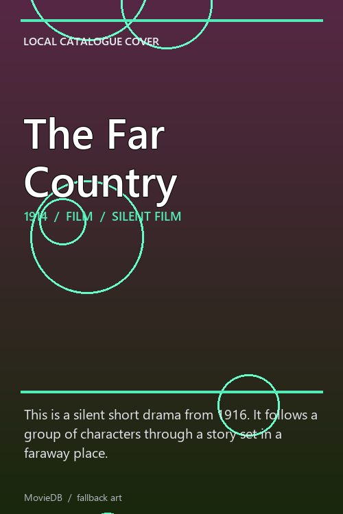 The Far Country poster