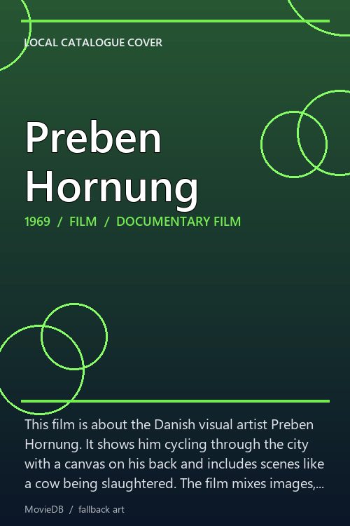 Preben Hornung poster