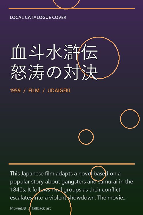 血斗水滸伝 怒涛の対決 poster