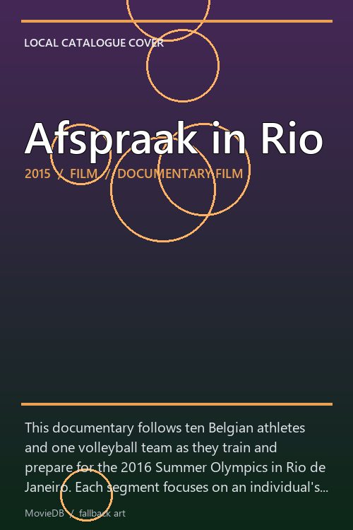 Afspraak in Rio poster