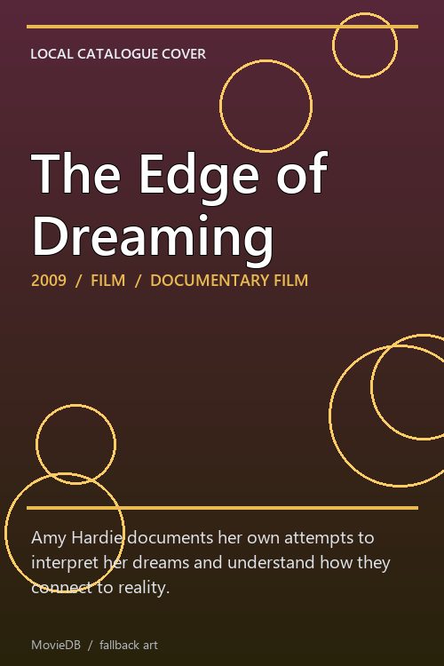 The Edge of Dreaming poster