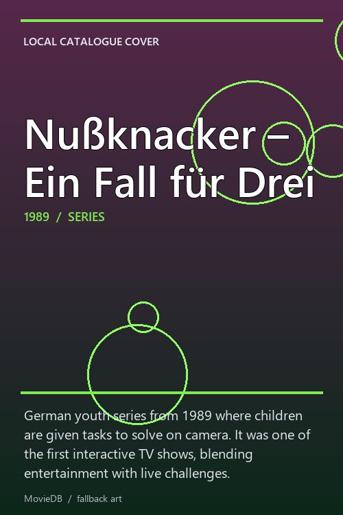 Nußknacker – Ein Fall für Drei poster