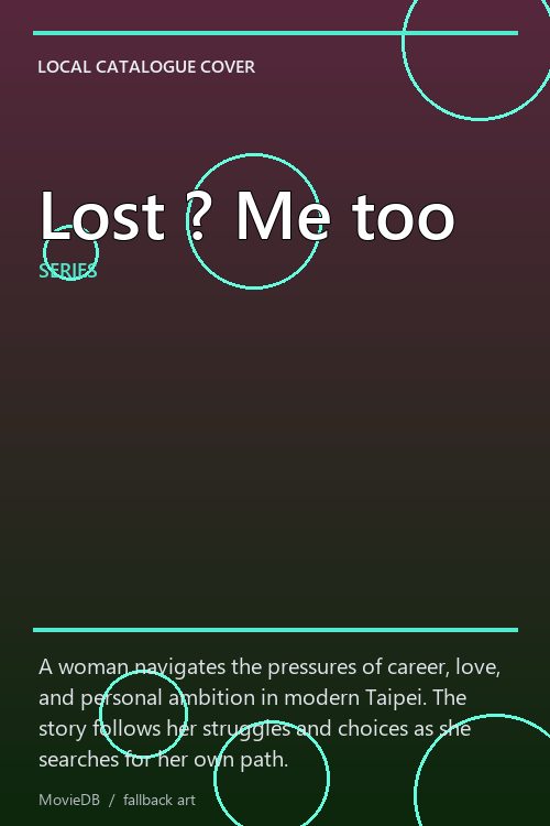 Lost ? Me too poster