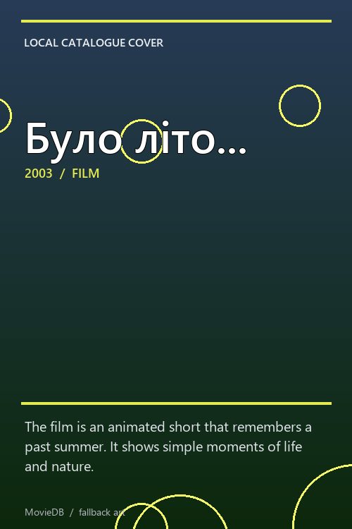 Було літо... poster