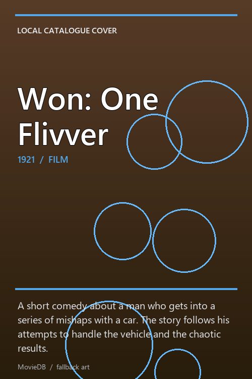 Won: One Flivver poster
