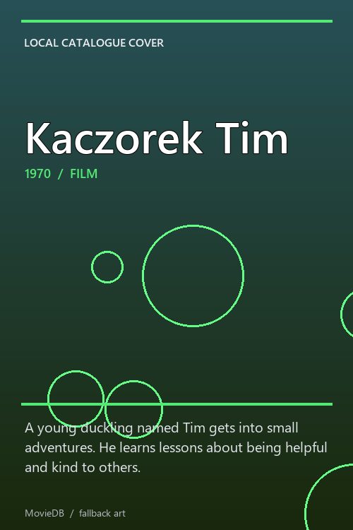 Kaczorek Tim poster