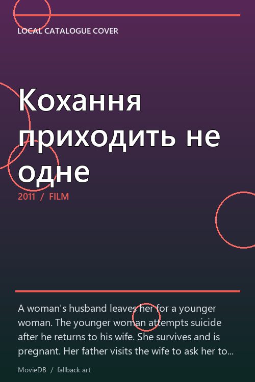 Кохання приходить не одне poster