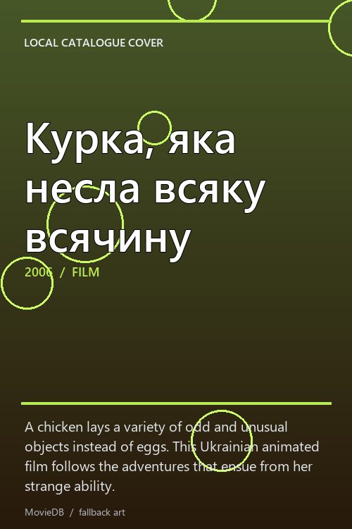 Курка, яка несла всяку всячину poster