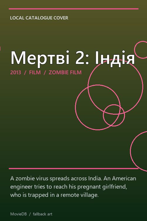 Мертві 2: Індія poster