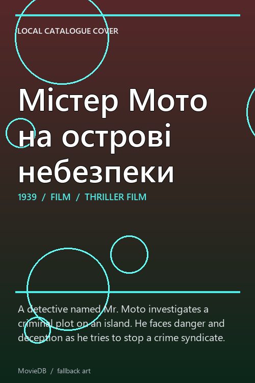 Містер Мото на острові небезпеки poster