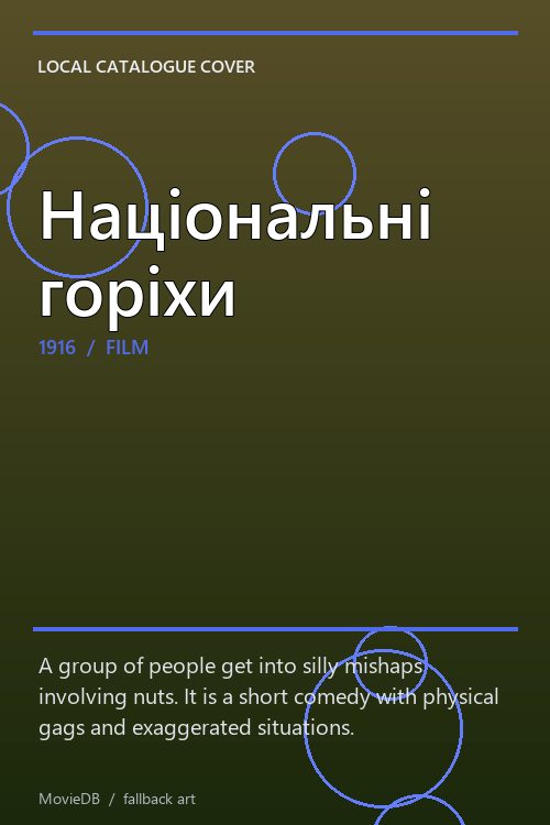 Національні горіхи poster