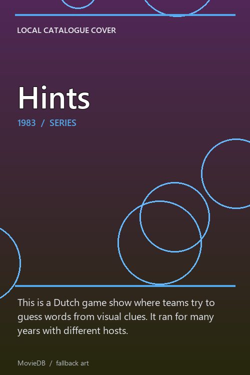 Hints poster