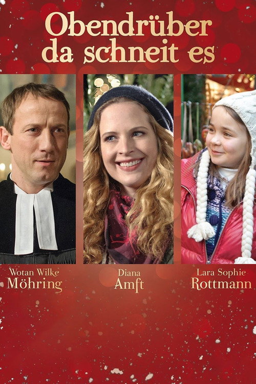 Obendrüber da schneit es poster