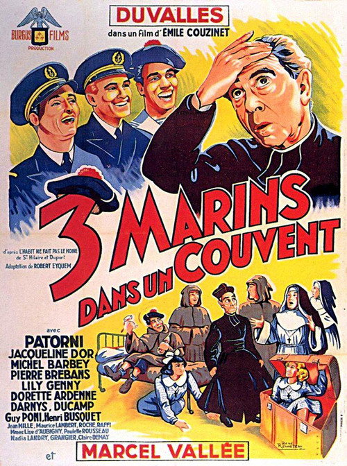 Three Sailors in a Convent poster