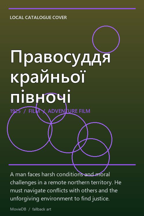 Правосуддя крайньої півночі poster