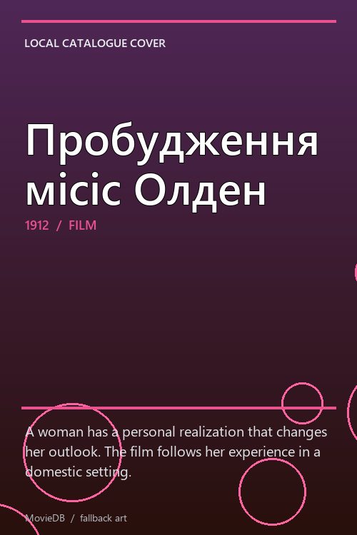 Пробудження місіс Олден poster