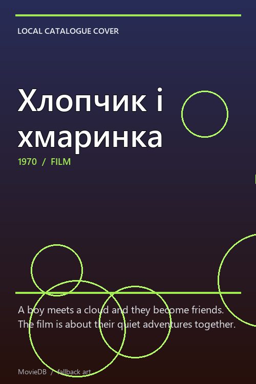 Хлопчик і хмаринка poster