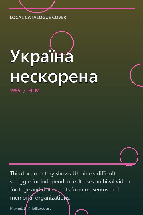 Україна нескорена poster