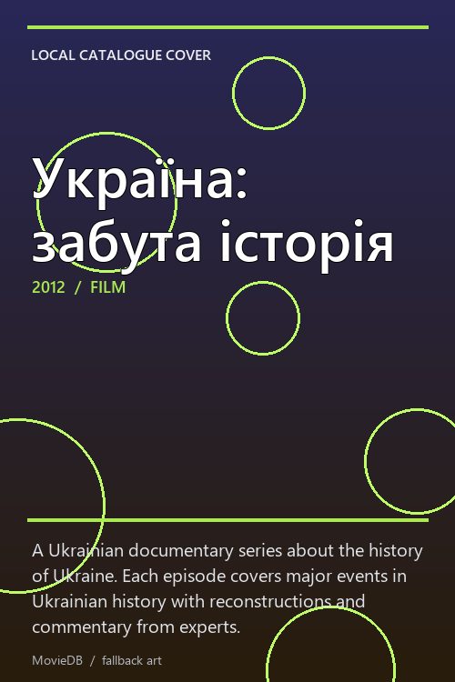 Україна: забута історія poster