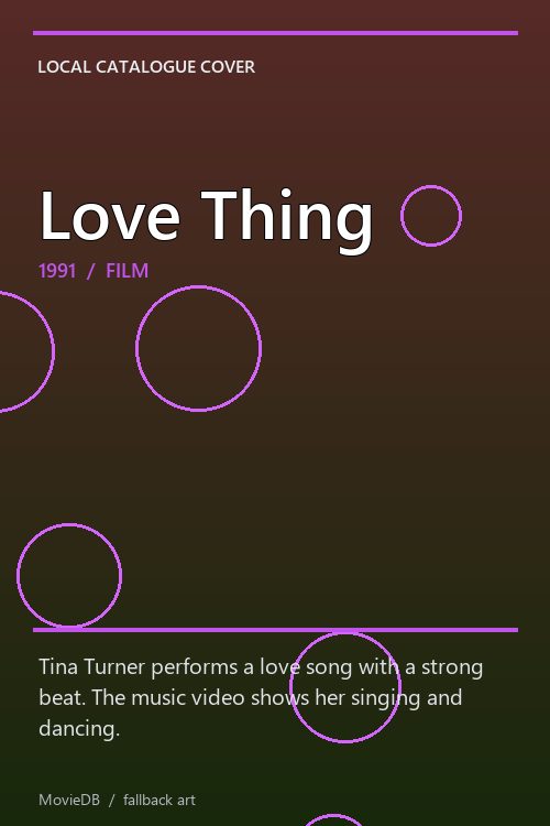 Love Thing poster