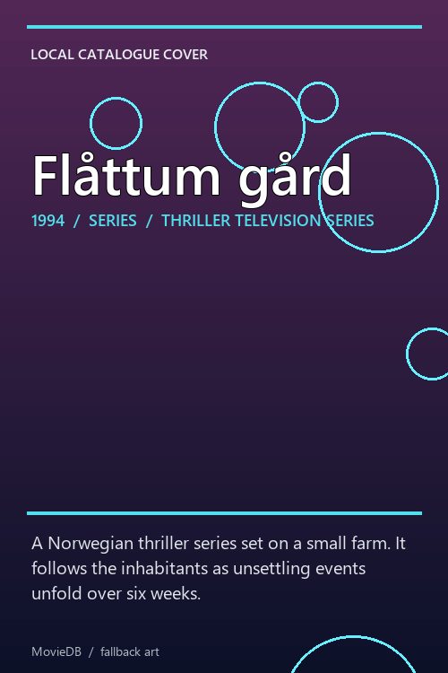 Flåttum gård poster
