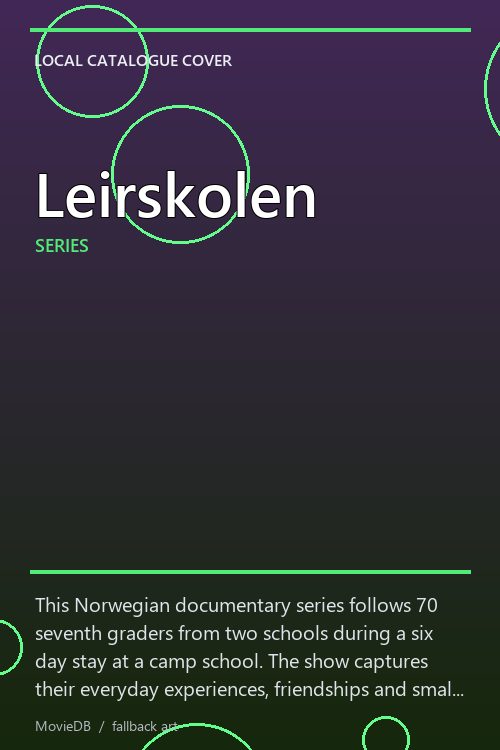 Leirskolen poster
