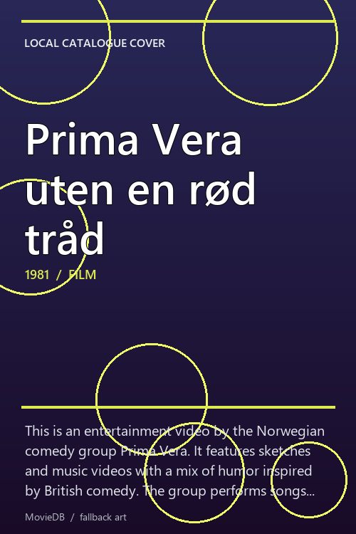 Prima Vera uten en rød tråd poster