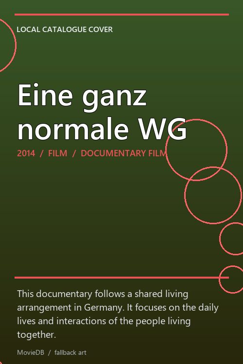 Eine ganz normale WG poster