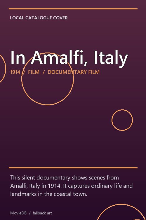 In Amalfi, Italy poster