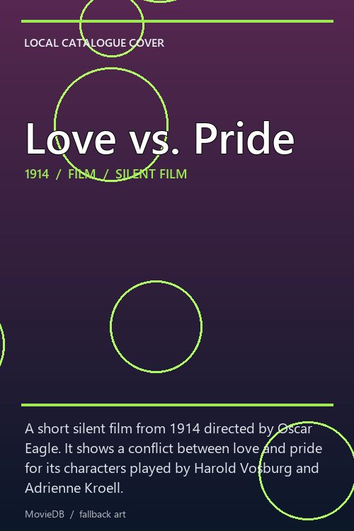 Love vs. Pride poster