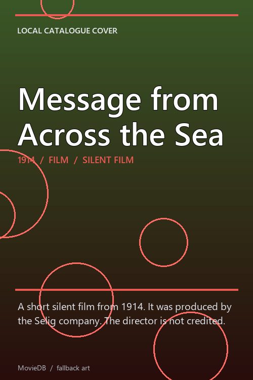 Message from Across the Sea poster