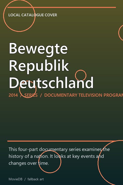 Bewegte Republik Deutschland poster