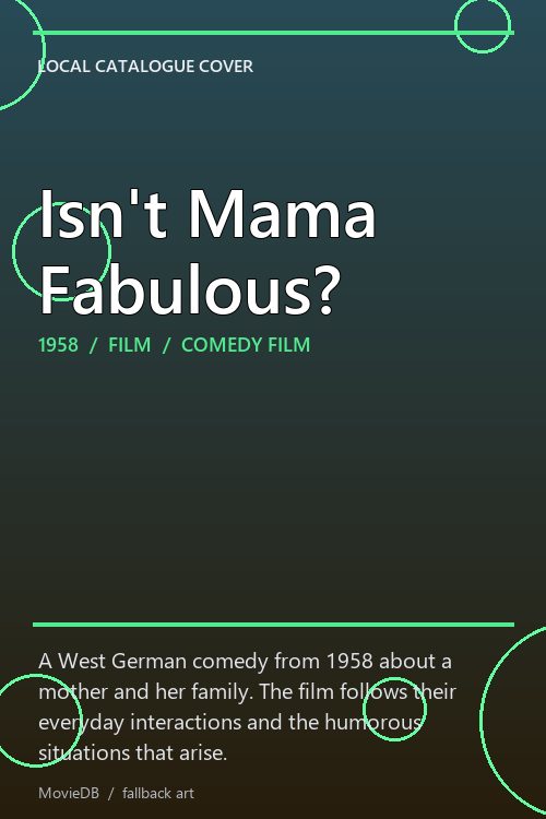 Isn't Mama Fabulous? poster