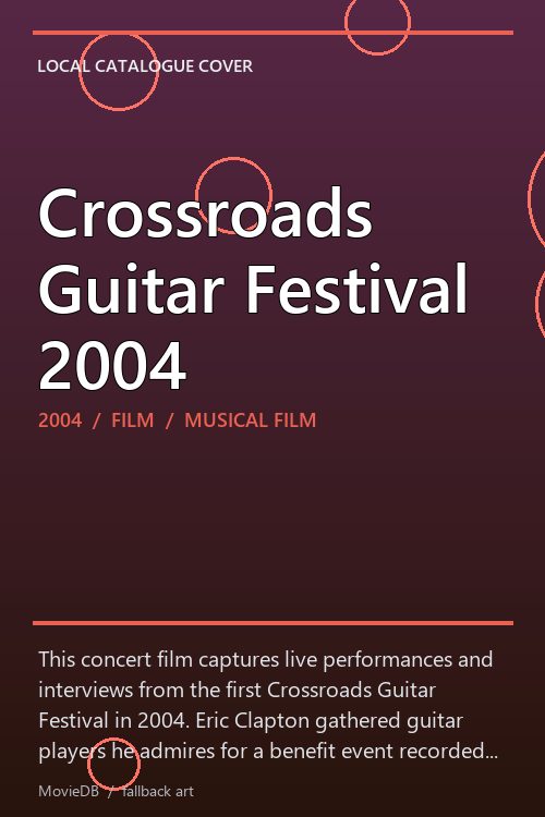 Crossroads Guitar Festival 2004 poster