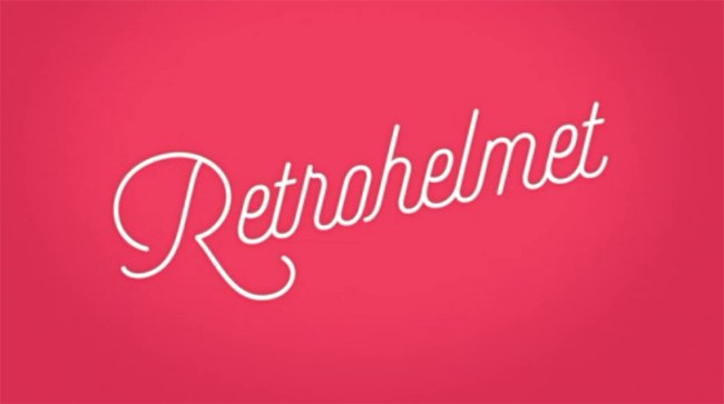 Retrohelmet poster
