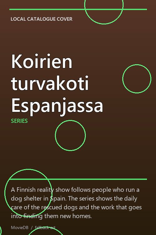 Koirien turvakoti Espanjassa poster