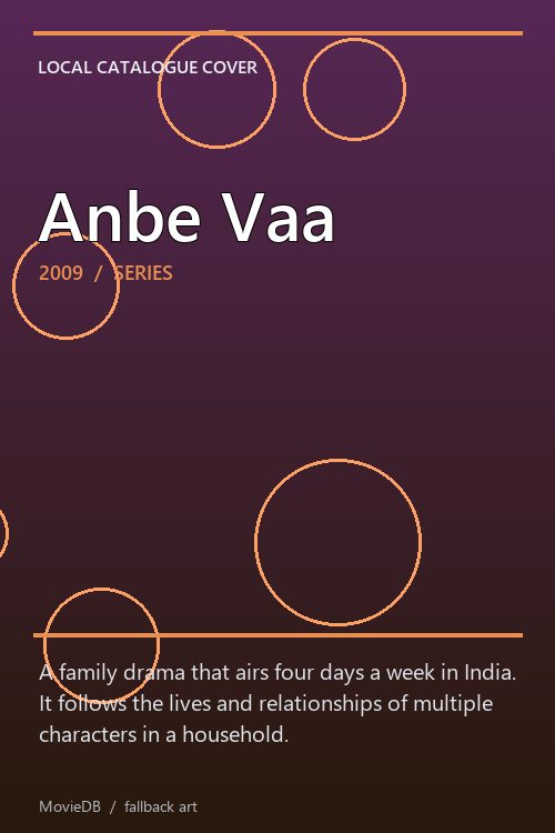 Anbe Vaa poster