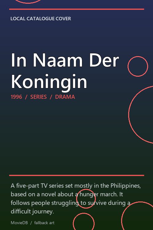 In Naam Der Koningin poster