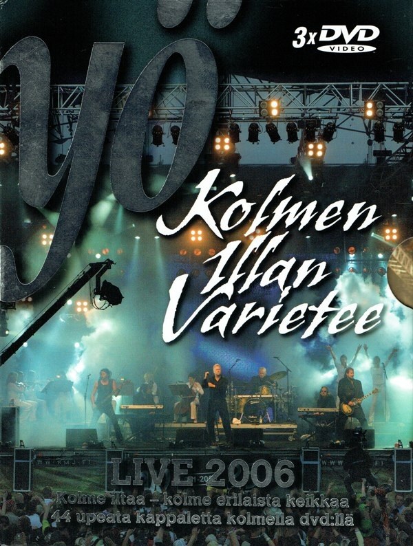 Kolmen illan varietee poster