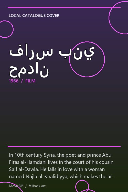 فارس بني حمدان poster