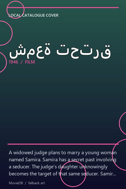 شمعة تحترق poster