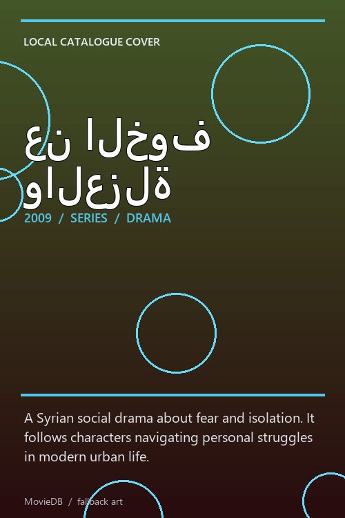 عن الخوف والعزلة poster