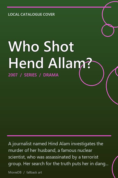 Who Shot Hend Allam? poster