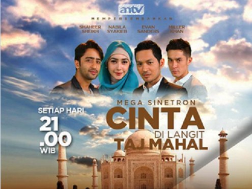 Cinta Di Langit Taj Mahal poster