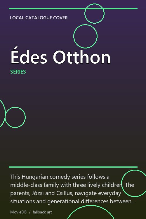 Édes Otthon poster