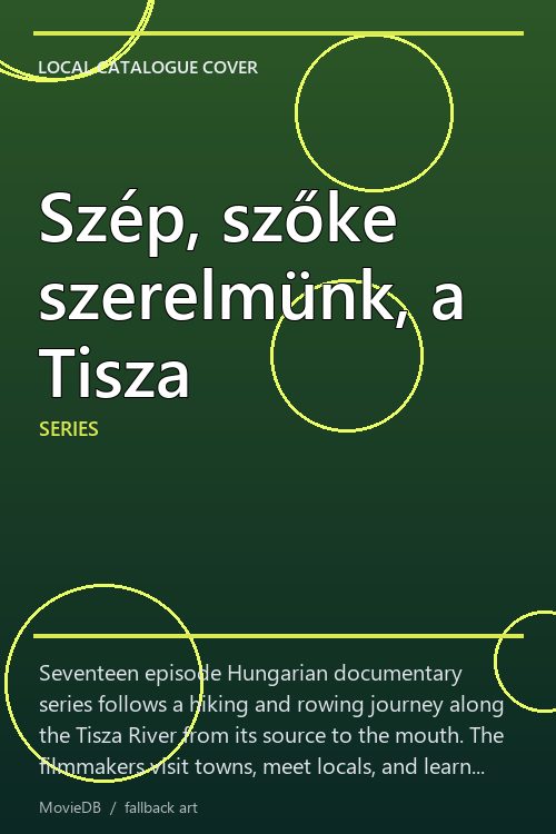 Szép, szőke szerelmünk, a Tisza poster